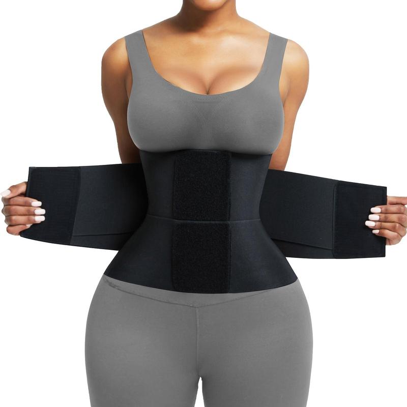 Leopard Print Triple Wrap Waist Cincher β Tummy Control & Sweat Belt