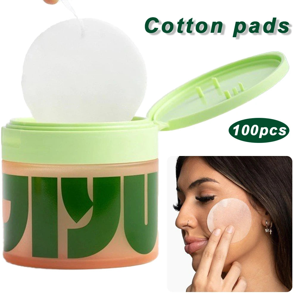 Jiyu Deep Cleansing Toner Pads – 100pcs with Centella, Niacinamide & Peptides