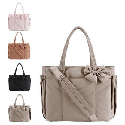 GOODS HARMONY Women’s Puffy Tote Bag – Lightweight, Multi-Pocket, Fits 15.6” Laptop