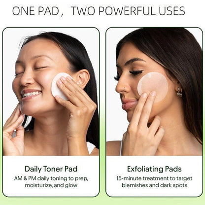 Jiyu Deep Cleansing Toner Pads – 100pcs with Centella, Niacinamide & Peptides